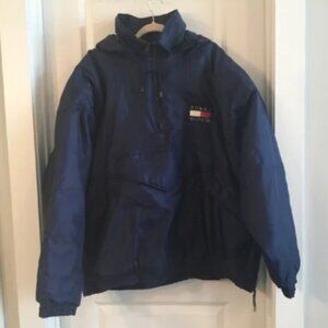Tommy Hilfiger Quarter Zip Man’s Parka Coat Blue XXL